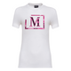 MDB Brand Women's Classic "M" Camouflage Embroidered Logo T-Shirt