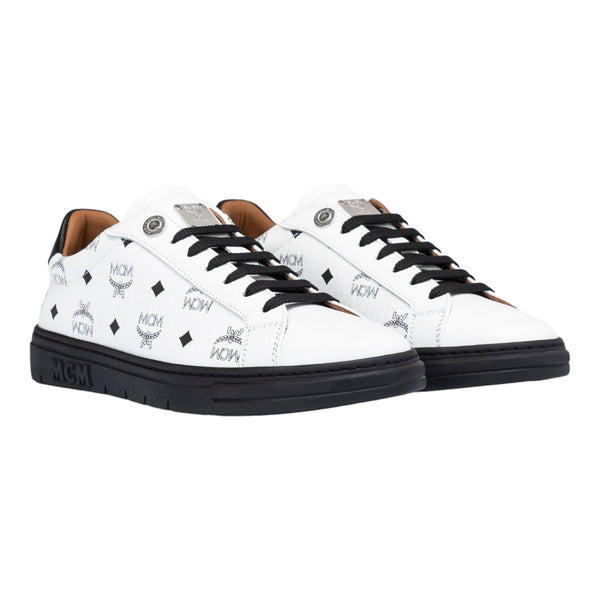 MCM Men's Terrain Lo Color Block Sneakers in Visetos