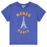 Kenzo Kids Eifel Tower Logo T-Shirt