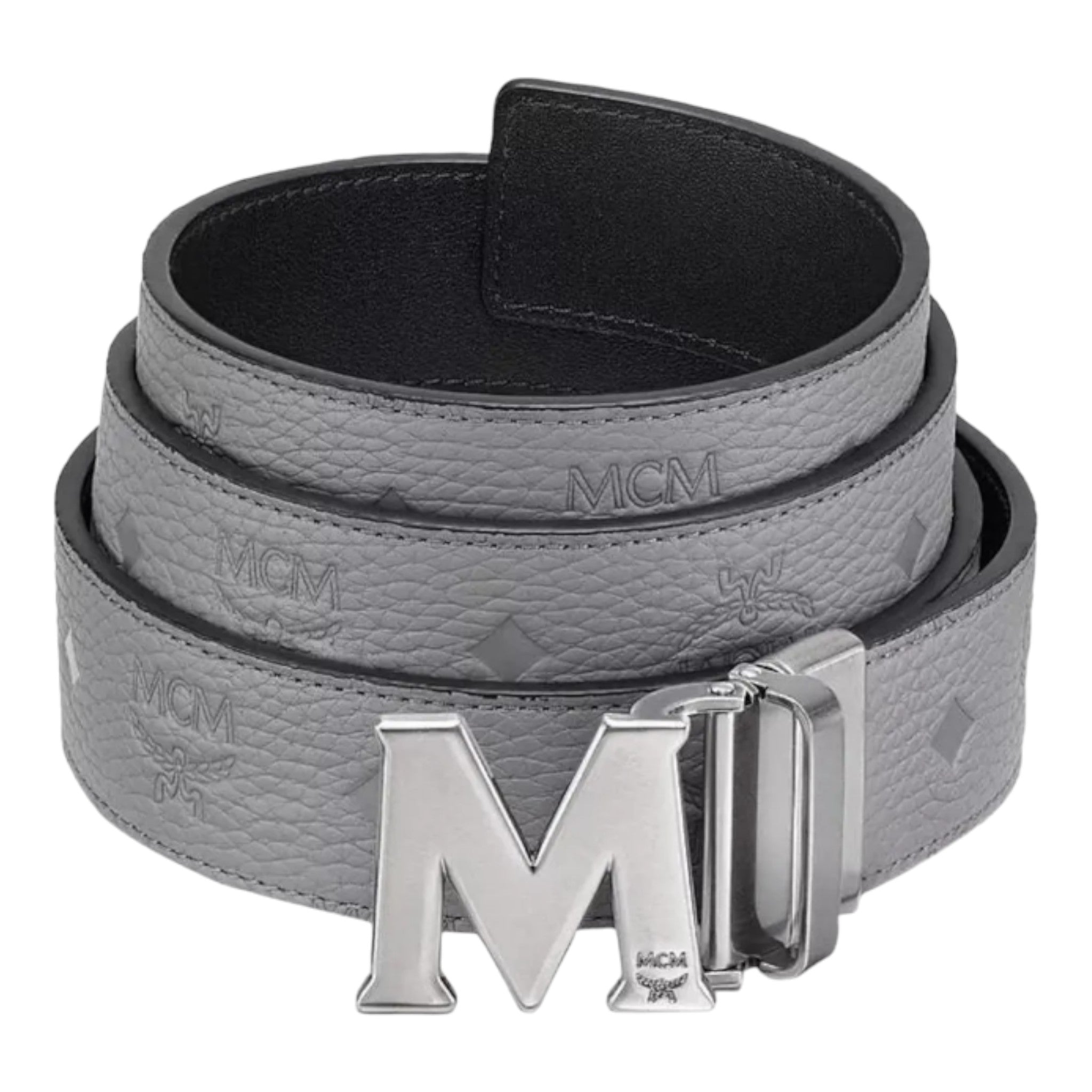 Mcm monogram belt best sale