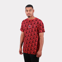 MDB Couture Men's Monogram Woven T-Shirt