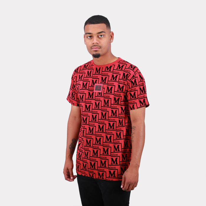 MDB Couture Men's Woven Monogram T-Shirt