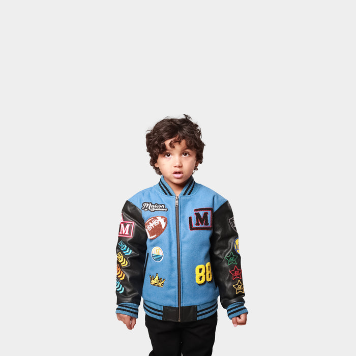 MDB Brand Kids Letterman Jacket