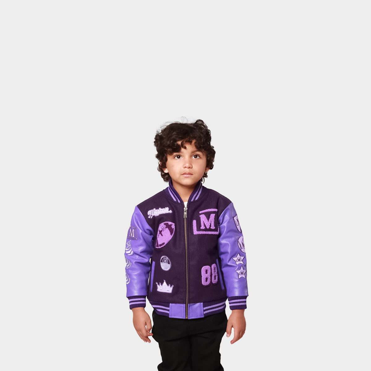 MDB Brand Kids Letterman Jacket