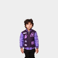 MDB Brand Kids Letterman Jacket