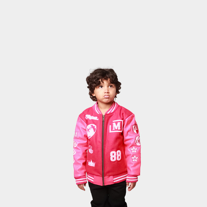 MDB Brand Kids Letterman Jacket