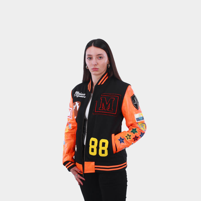 MDB Brand Women's Letterman Jacket