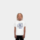 MDB Brand Kids "M" Swirl Embroidered Logo T-Shirt