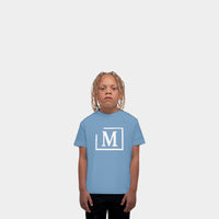 MDB Brand Kids Classic M Embroidered Logo T-Shirt