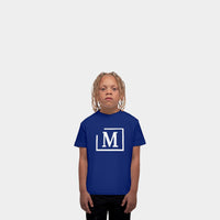 MDB Brand Kids Classic M Embroidered Logo T-Shirt