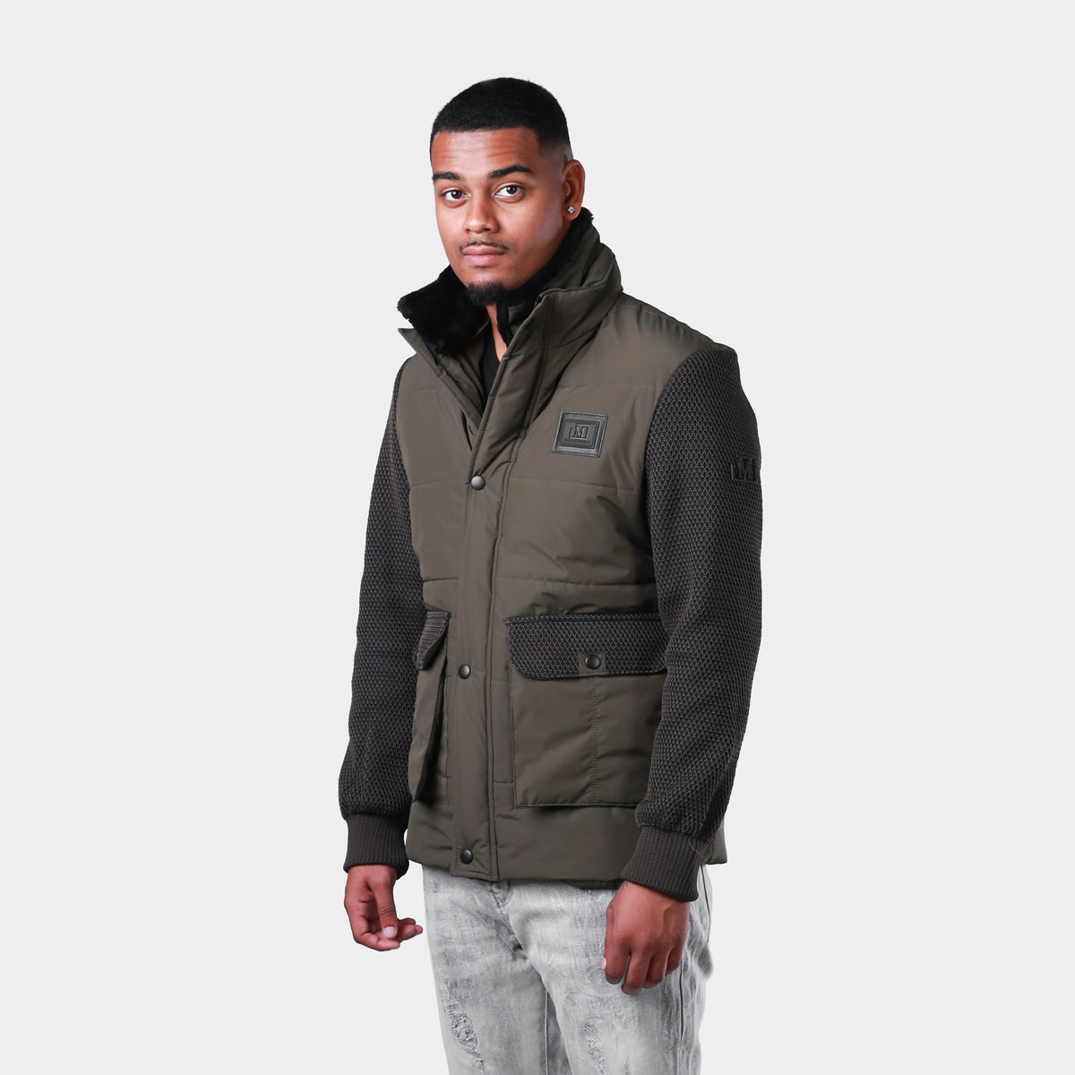 MDB Couture Men's Expedition Jacket - Olive