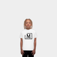 MDB Brand Kids Classic M Embroidered Logo T-Shirt