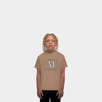 MDB Brand Kids Classic M Embroidered Logo T-Shirt