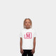 MDB Brand Kids Classic M Embroidered Logo T-Shirt