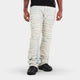 MDB Brand Men's Distressed Dual Color Stacked Jeans