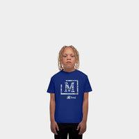 MDB Brand Kids Classic "M" Swirl Embroidered Logo T-Shirt