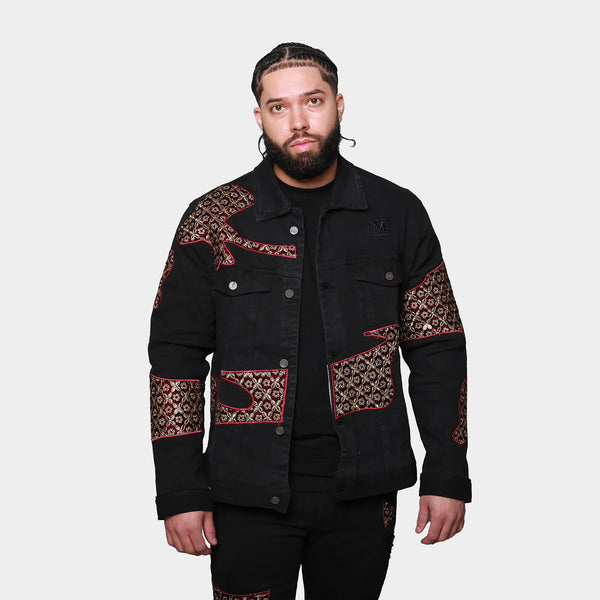 MDB Brand Men's Tapestry Denim Jacket