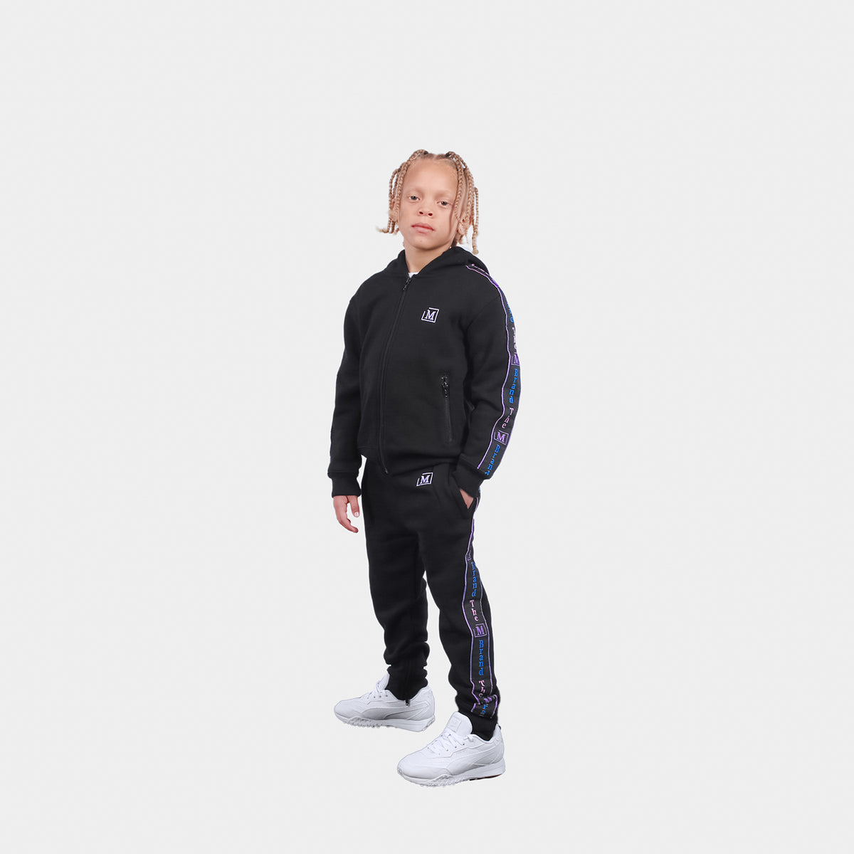 MDB Brand Kids Swirl Hooded Sweatsuit