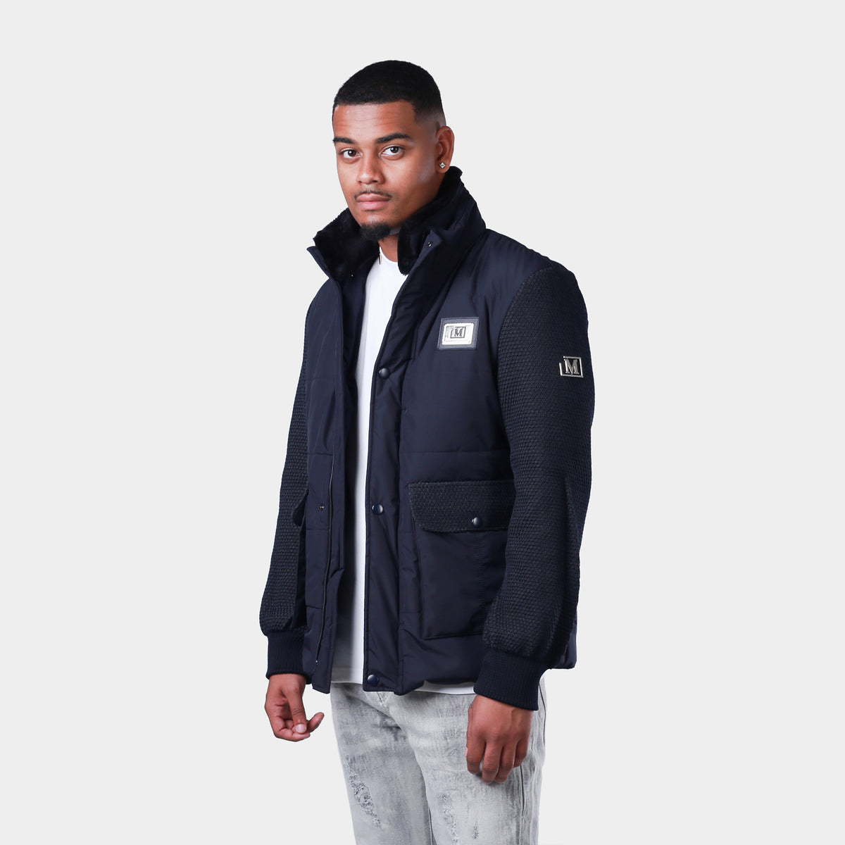 MDB Couture Men's Expedition Jacket - Midnight