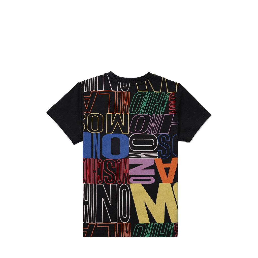 Moschino Kids Graphic Multi-Logo T-Shirt