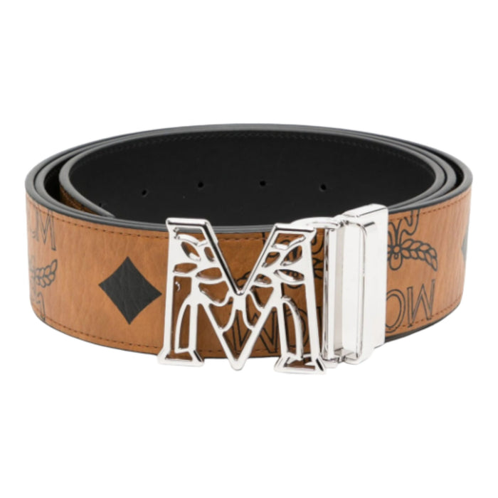 MCM Claus Laurel M Reversible Belt 1.75" in Maxi Visetos