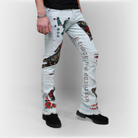 MDB Couture Men's Gallery Threads Stacked Jeans