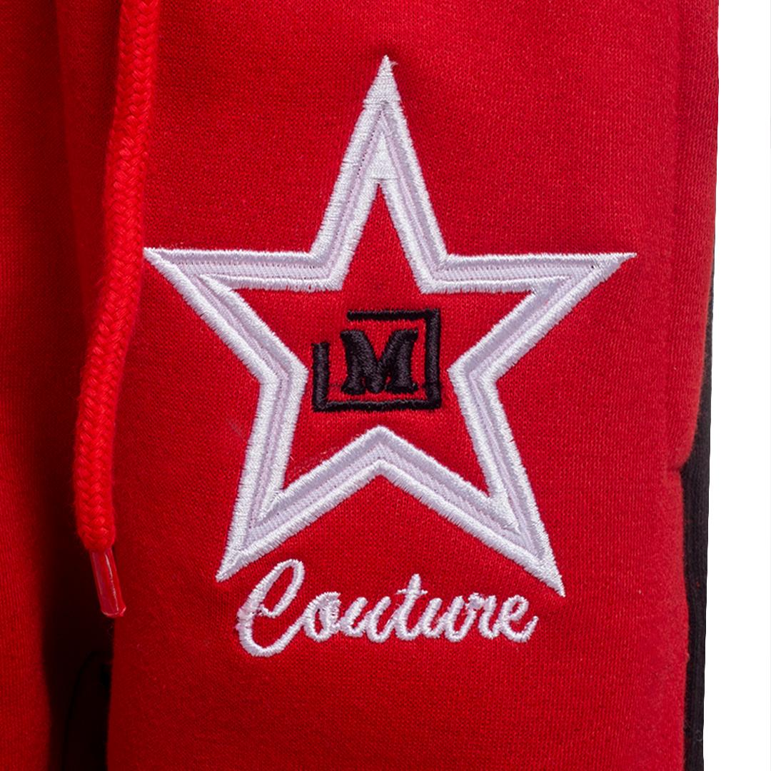 MDB Couture Kid's M-Star Fur Hooded Fleece Sweatsuit - Vivid Color