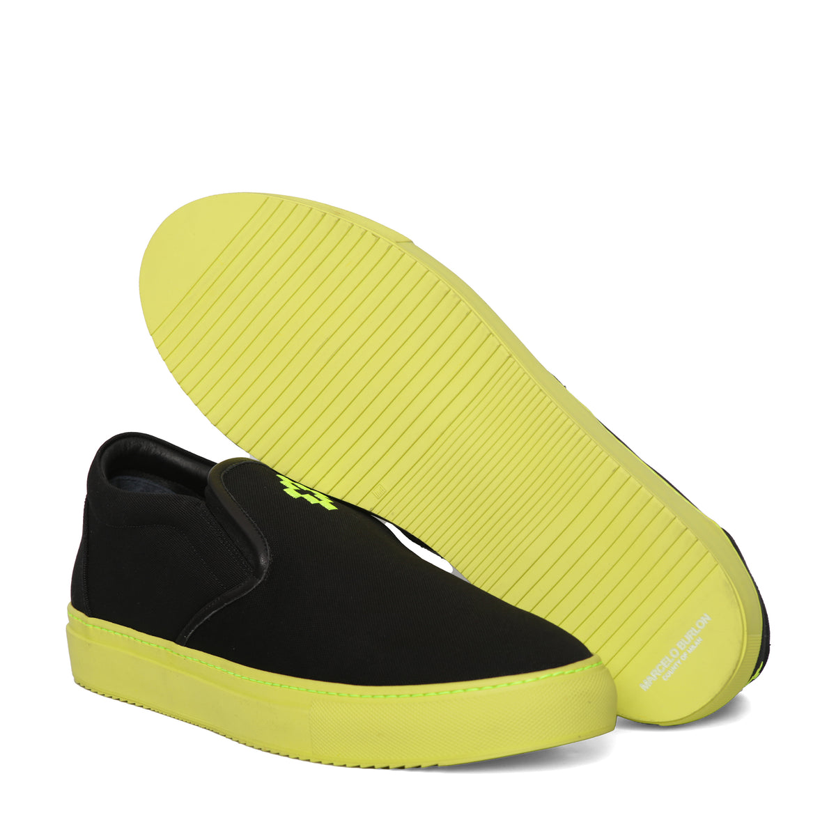 Marcelo Burlon Men's Cross Slip-On Sneakers