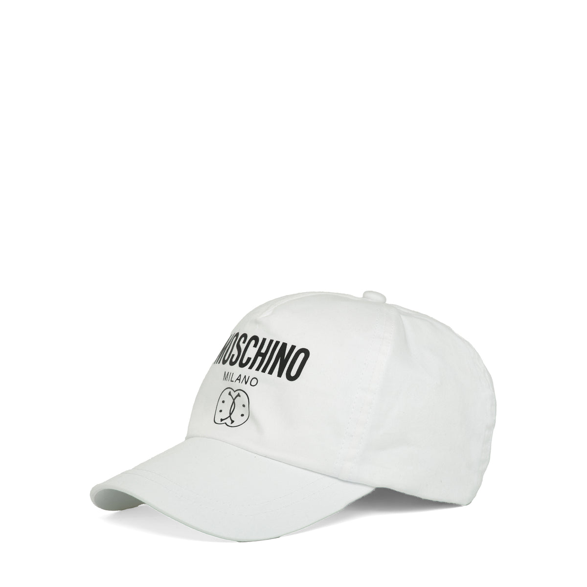 Moschino Kids Double Smiley Milano Logo Adjustable Cap