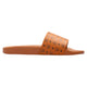 MCM Men's Monogram Print Rubber Slides