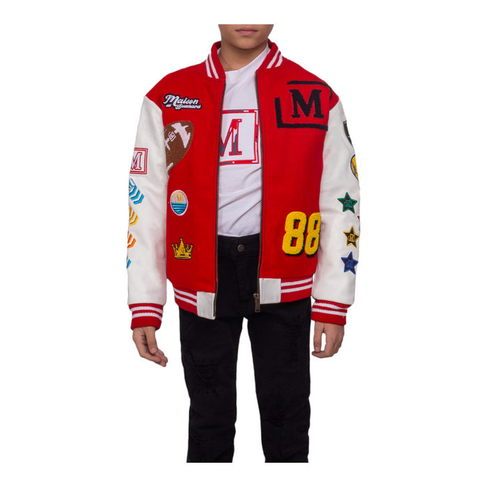 MDB Brand Kids Letterman Jacket