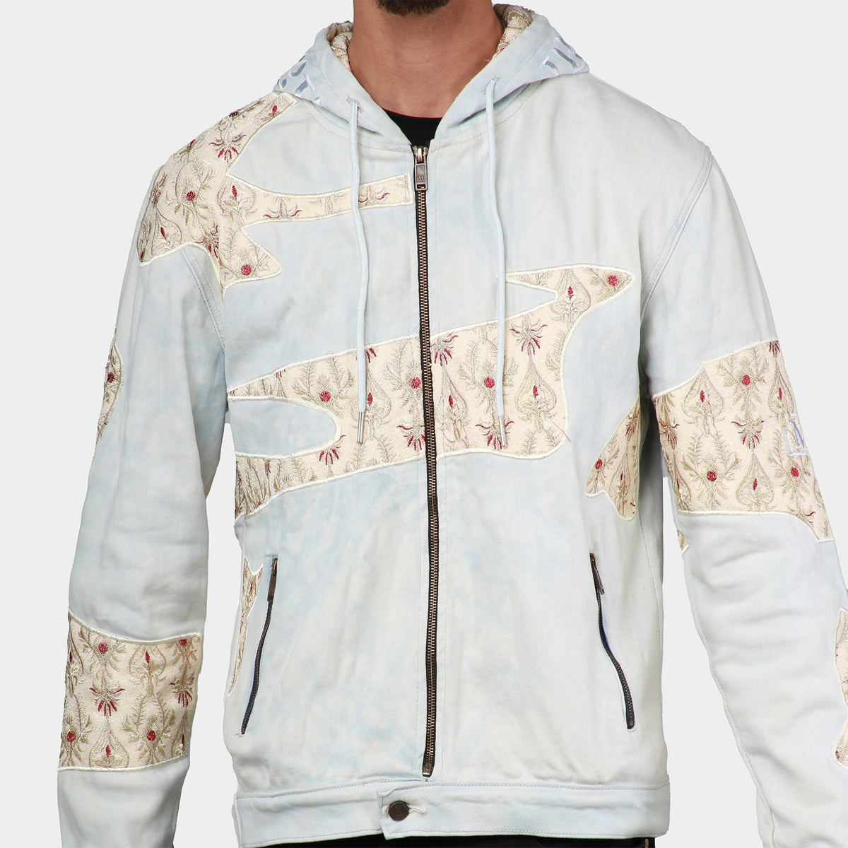 MDB Brand Men's Tapestry Denim Hoodie