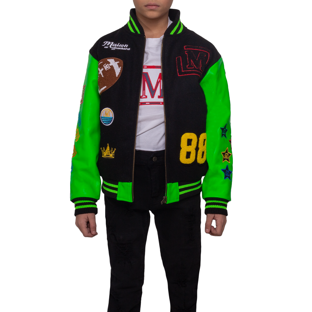 MDB Brand Kid's Letterman Jacket