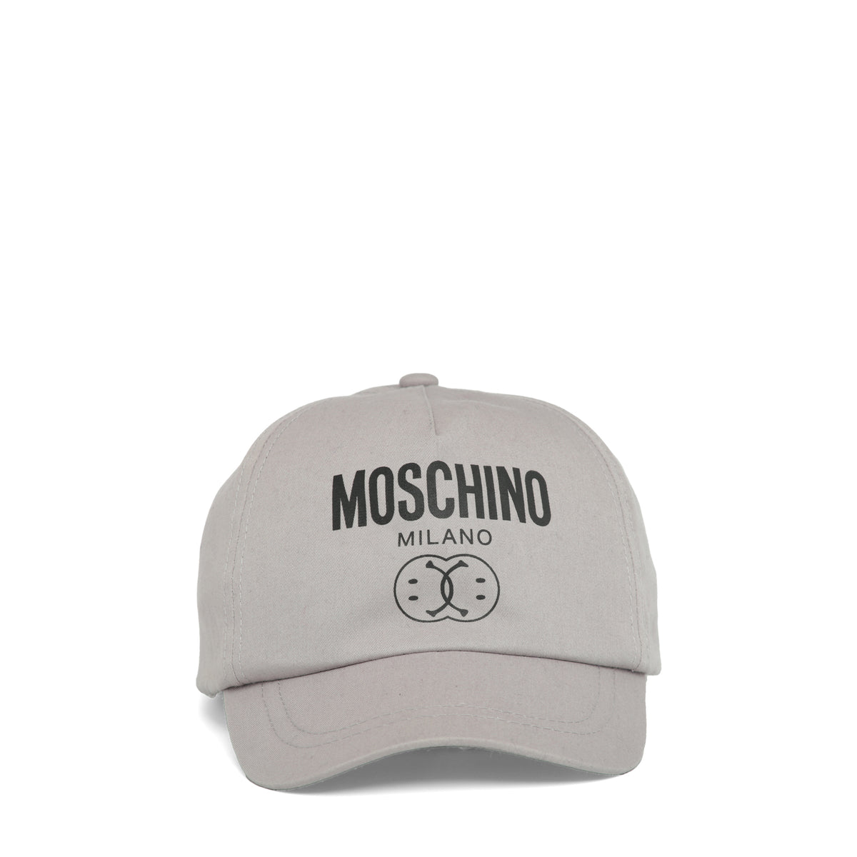 Moschino Kids Double Smiley Milano Logo Adjustable Cap