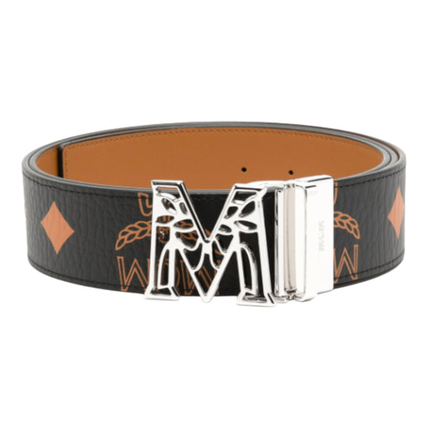 MCM Claus Laurel M Reversible Belt 1.75" in Maxi Visetos