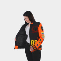 MDB Brand Women's Letterman Jacket