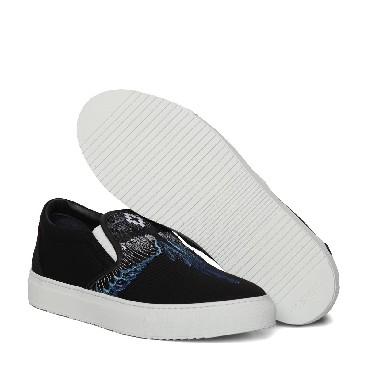 Marcelo Burlon Men's Wings Slip-On Sneakers