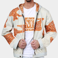 MDB Brand Men's Tapestry Denim Hoodie