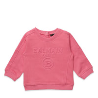 Balmain Kids Toddler's Embossed Logo Sweatshirt