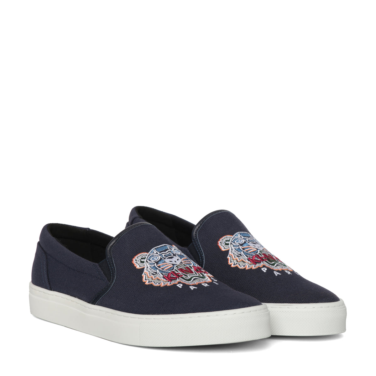 Kenzo Men's Embroidered K-Skate Tiger Slip-On Sneakers