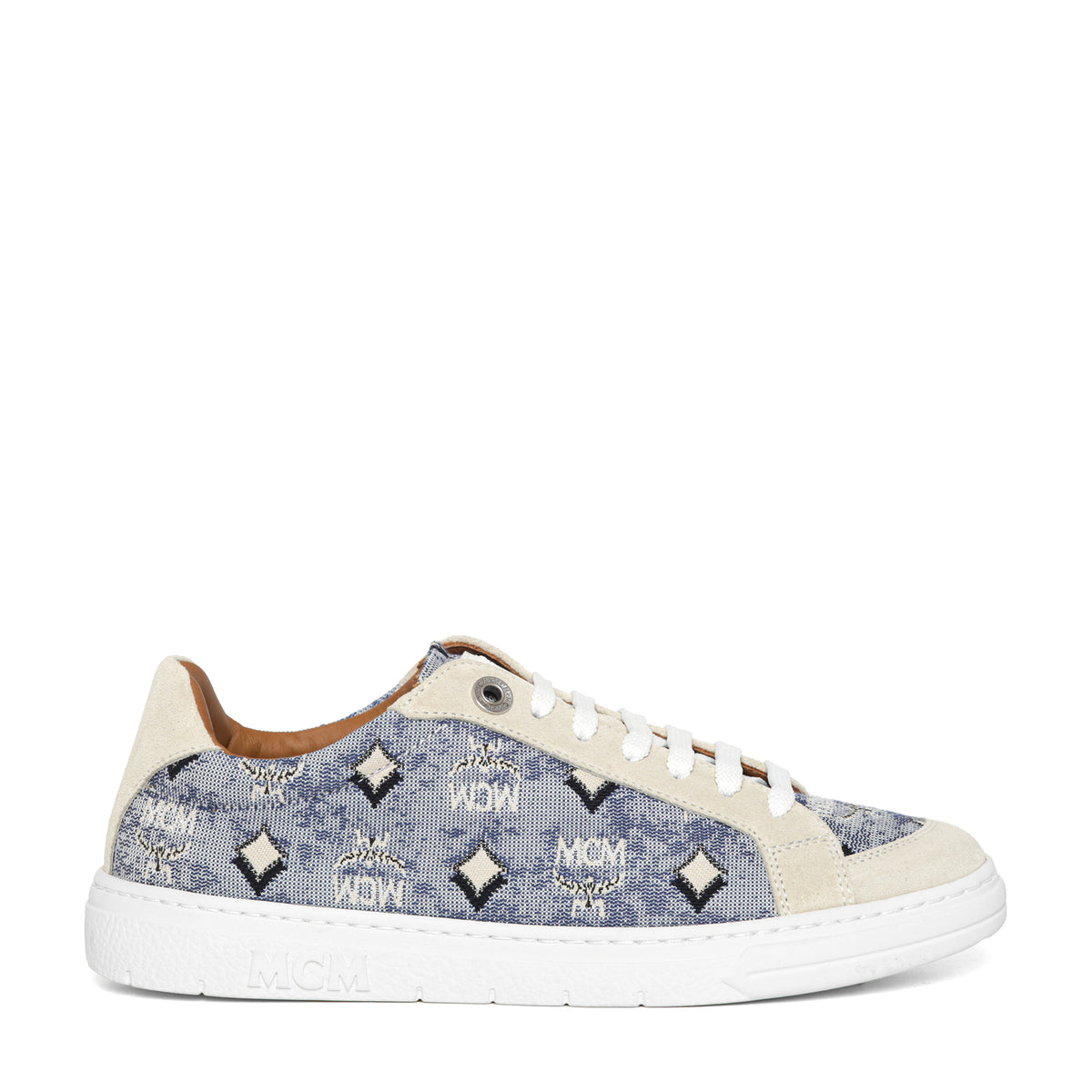 MCM Men's Terrain Lo Sneakers in Vintage Jacquard Monogram