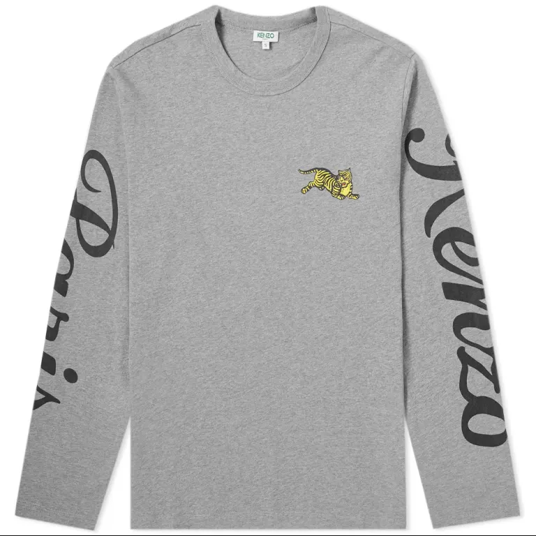 Kenzo Men's Jumping Tiger Long Sleeve T-Shirt