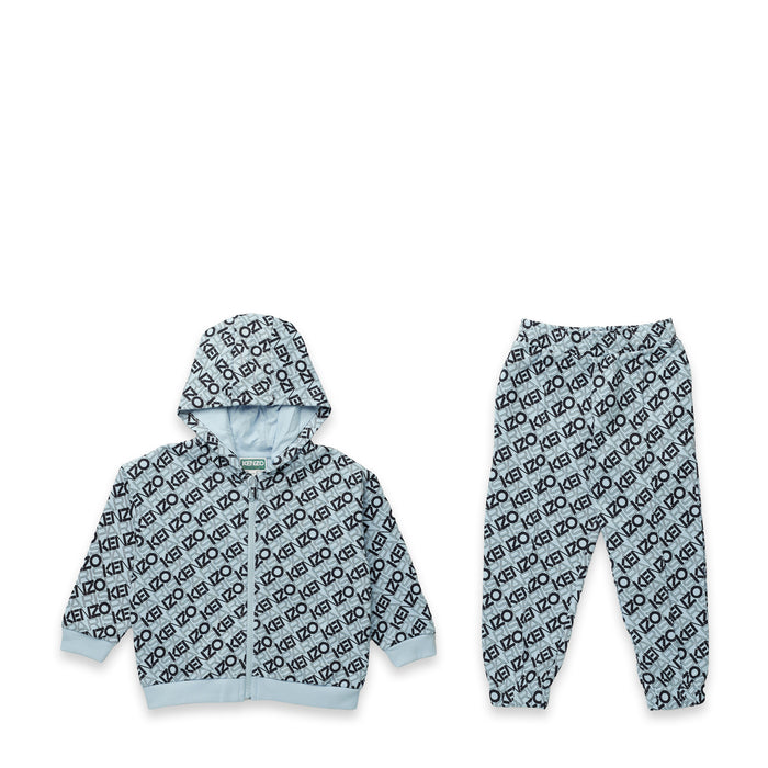 Kenzo Kids Toddler's All Over Print Logo Sweatsuit