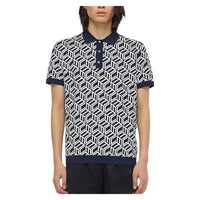 MCM Men's Cubic Monogram Knit Polo