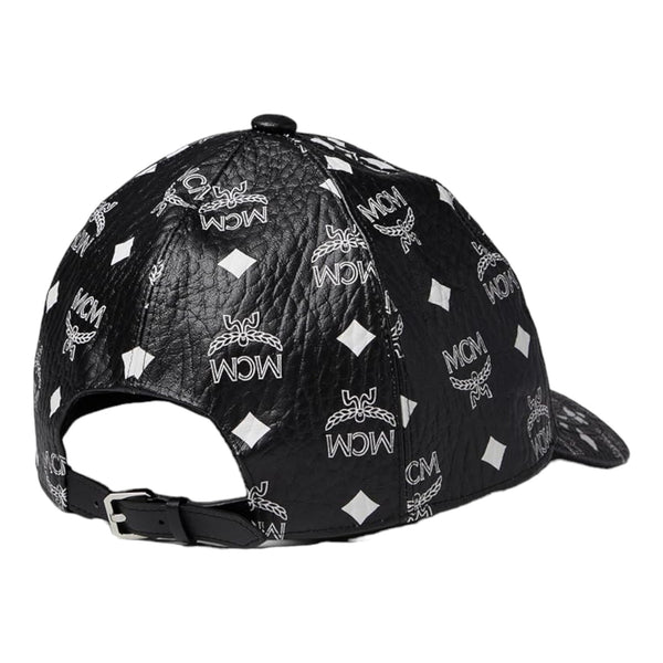 MCM Classic Leather Cap in Bandana Visetos Monogram Print