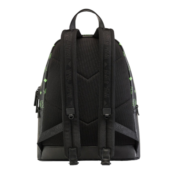 MCM Stark Splash Logo Leather Backpack