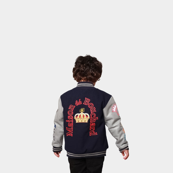 MDB Brand Kids Letterman Jacket