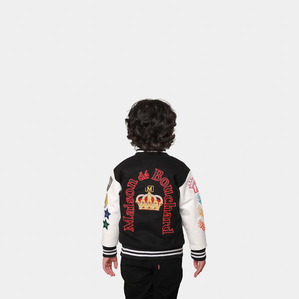 MDB Brand Kids Letterman Jacket