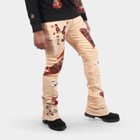 MDB Couture Men's Gallery Threads Stacked Jeans