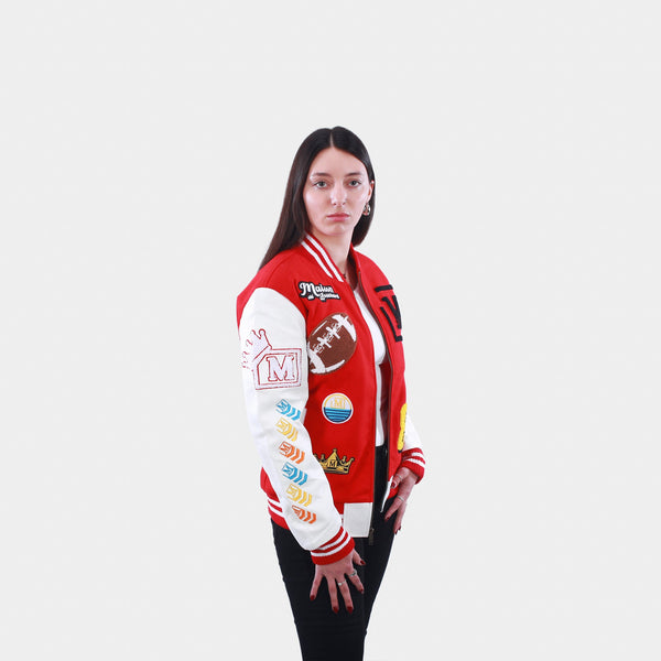 MDB Brand Women's Letterman Jacket